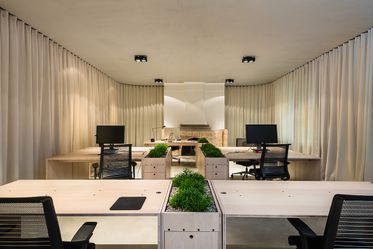 Specialbeställda gardiner till kontor i Göteborg
