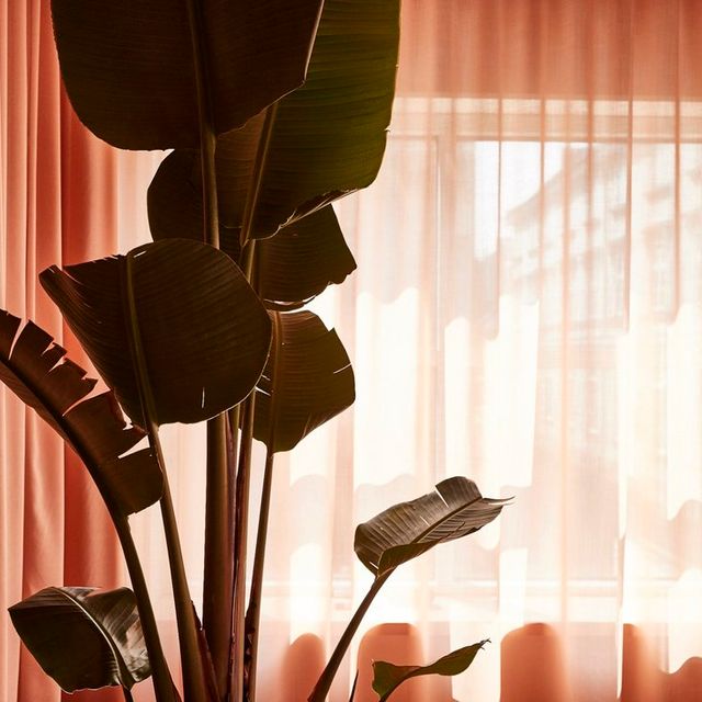 Sömnad av specialbeställda gardiner till hotell