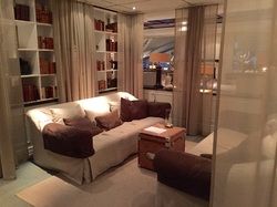 Sömnad av gardiner och möbler till hotell i Göteborg